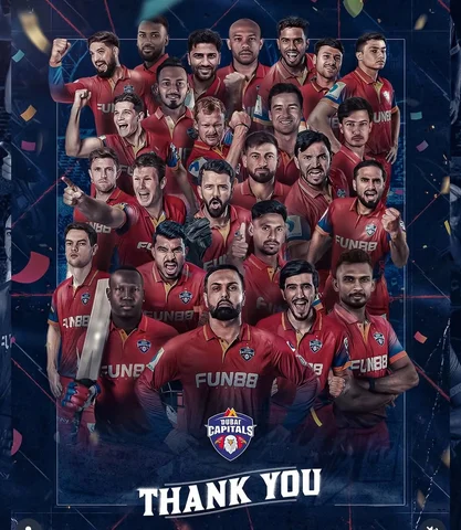 Thank you to the entire @dubaicapitals team, players, coaches, and especially th