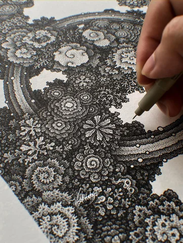 Progress pics: “Tourtle” Original Artwork, 2025

DM or email (visothkakvei@gmail