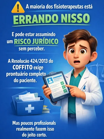 Manter o prontuário do paciente organizado não é apenas uma boa prática na fisio