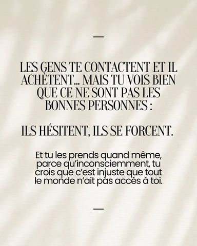Tu peux continuer comme ça ou rentrer dans mon monde et voir ta vie se transform
