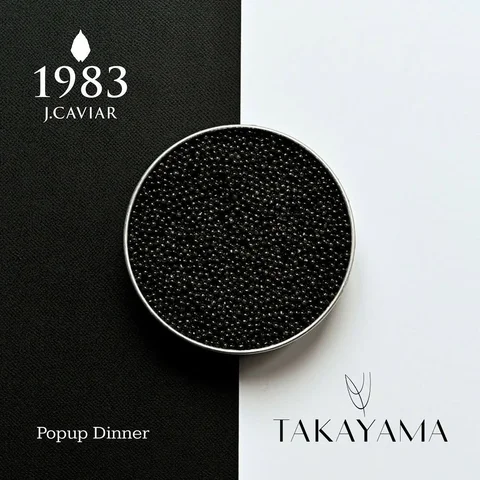 We will have a pop-up dinner with JAPAN CAVIAR, Inc. on September 14 and 15！

Th