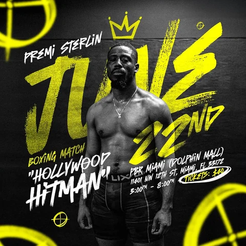 The Hitman is back! June 22nd (a Sunday), I will be fighting in a boxing match. 