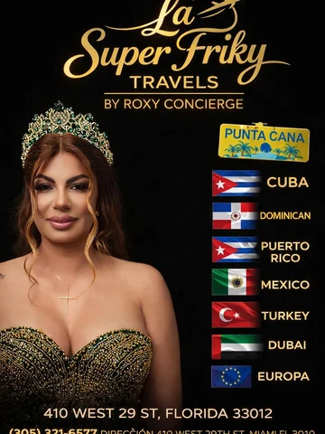COMING SOON 
Llego la reina 👸 🛬💪🇨🇺🚢🛫
Vive estás esperiencias conmigo 
@la