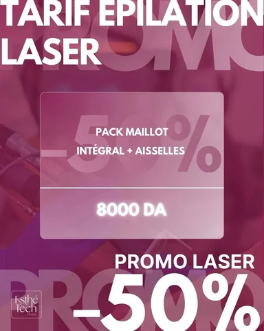 Mesdames, c’est votre moment * Profitez de -50% sur tous nos tarifs laser Peau d