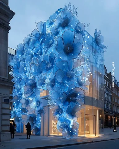 ✨
𝑩𝒍𝒖𝒆 𝒉𝒐𝒑𝒆
Feeling biophilia—architecture that breathes 🦋

#BiophilicD