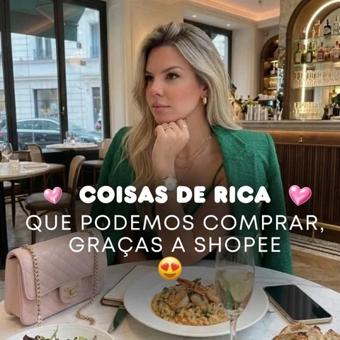 Tem coisas que a gente costuma ver só em lojas importadas, marcas caras ou perfi