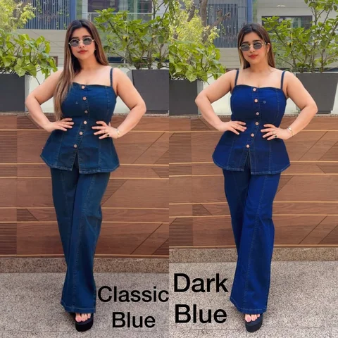 Denim Coord Set 🧿🧿

2 colours
M to 2Xl

For order-8950545648