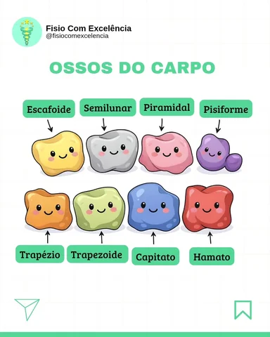 👉🏻 Siga @fisiocomexcelencia para mais conteúdos como esse.

Os ossos do carpo 