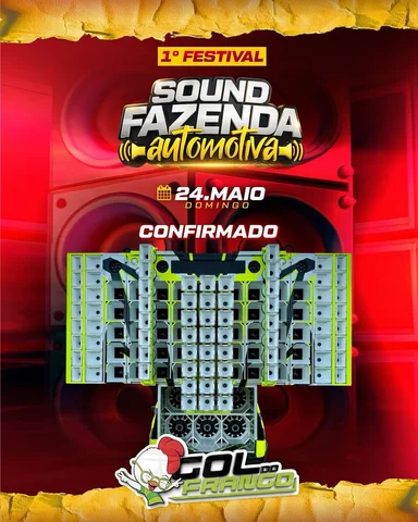 Tá confirmado 🔉💥 o mais Famoso do 🇧🇷 @avelinofrango 
No 1º Festival SOUND Fa