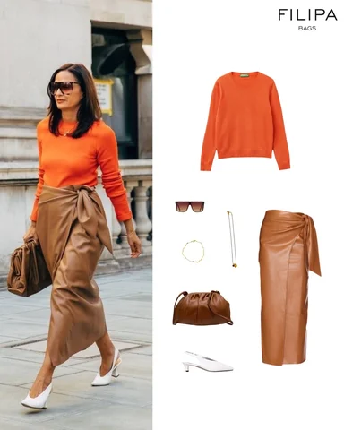El outfit de hoy, que me parece espectacular, es uno de los que proponía la sema
