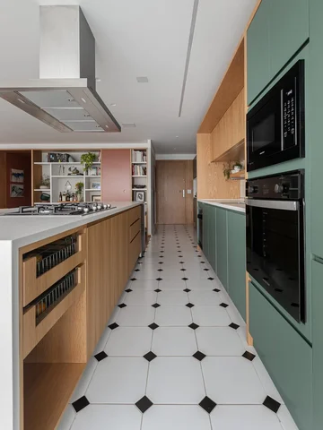 DS Vila Madalena DE • Aiii essa cozinha maravilhosa 😍 • 

Piso PB + marcenaria 
