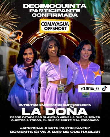 🚨 DECIMOQUINTA PARTICIPANTE CONFIRMADA 🚨 

Desde Catacamas, Olancho… llega una
