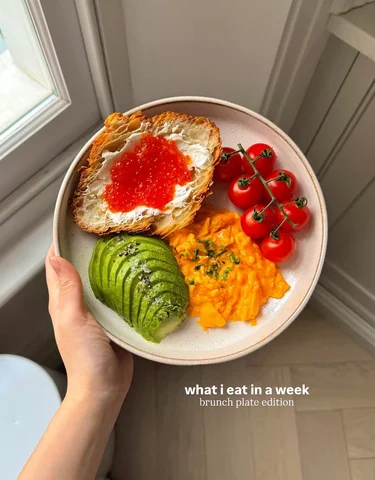 healthy brunch plate inspiration 🥑🍳🍽️

#healthybreakfastideas #brunch #brunch