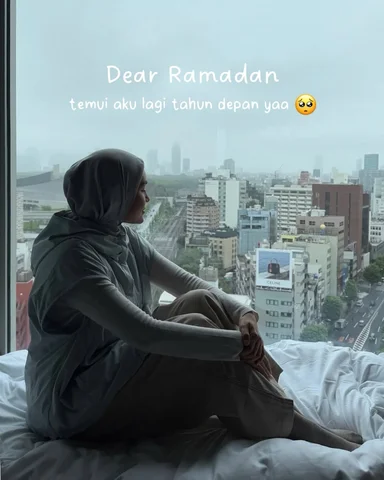 Ada banyak momen kecil kita di Ramadan ini…
doa yang diam-diam dilangitkan, 
air