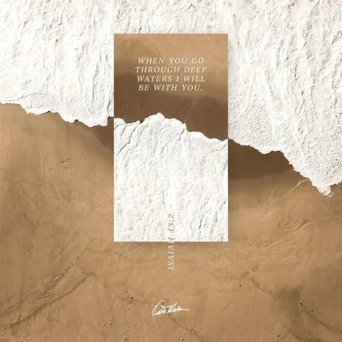 “and when you pass through the rivers, they will not sweep over you…
For I am th