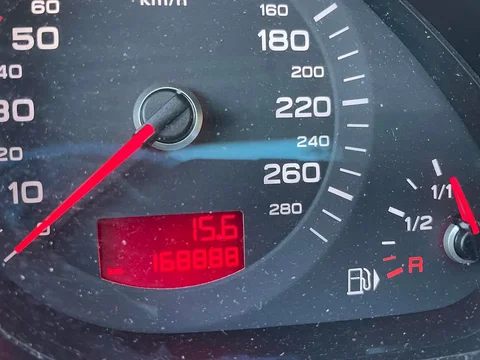 Just getting in on the odometer fun from my Audi this morning.