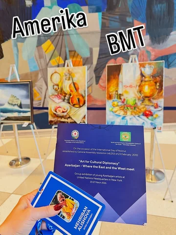 BMT -də azərbaycanlı rəssamların Novruz ilə baglı sərginin acılışı baş tutdu 🇺�