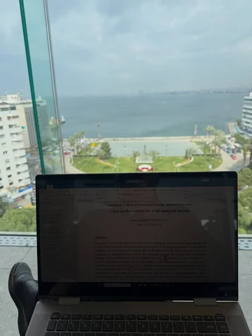 Arkada İzmir körfezi var, ben farkında bile değilim. İki yıldır bitmek bilmeyen 