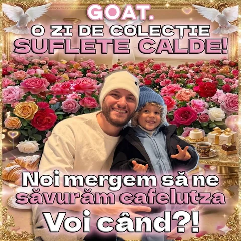 Haideți la GOAT. noi deja ne-am savurat cafelutza 🥰☕️🕊️