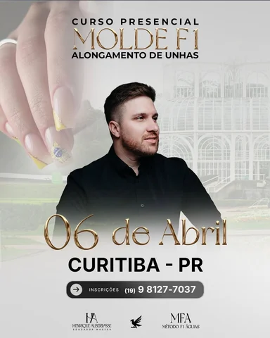 Curso presencial em Curitiba PR 📍💅

você vai aprender:
-Molde F1
-Manutenção n