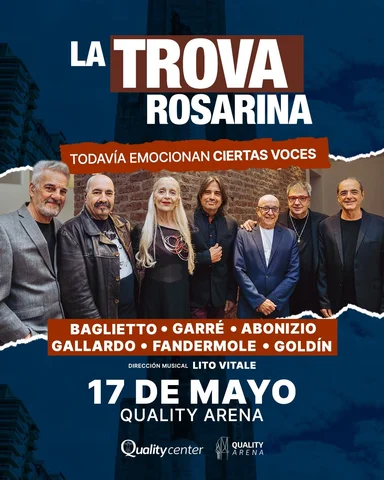 ¡La Trova Rosarina llega a Córdoba! 🎶✨

Junto al maestro Lito Vitale, las voces