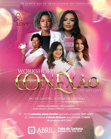 🔥 WORKSHOP CONEXÃO – FEIRA DE SANTANA 🔥

É oficial! ✨
As primeiras palestrante