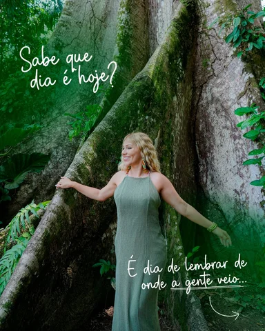 A floresta nunca foi só um cenário pra mim. 
Ela faz parte da minha história, da