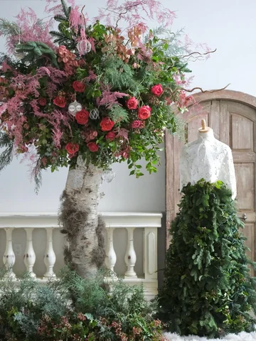 Mayfleur x Fleurinaflower 
Global Flower Workshop Day 3
Christmas Flower Tree | 