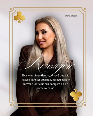 Tem coisas que não são dúvida… são medo disfarçado.

Essa carta vem como um cham