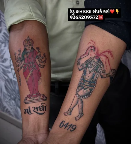 જોગણી માં સધી માં ટેટુ ❤️🙏 #imperialtattooahmedabad 

#odhav #nikol #naroda #gu