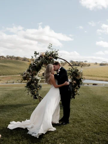 Carly + Sean 💛

📷: @lovewildweddings_