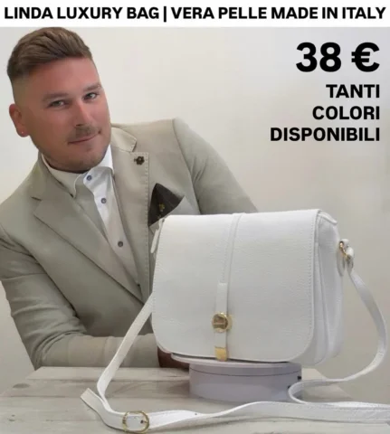 ❤️LINDA LUXURY BAG solo 38 €
🔹Vera pelle made in Italy 🇮🇹
🔹Tanti colori disp