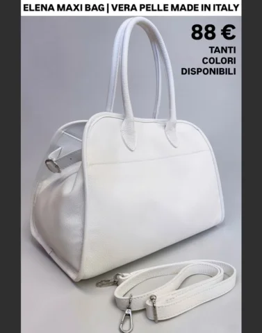 ❤️ ELENA MAXI BAG solo 88 €
🔹vera pelle made in Italy 🇮🇹
🔹tanti colori dispo