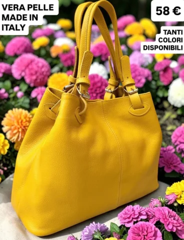 ❤️AMBRA MAXI BAG solo 58 €
🔹Vera pelle made in Italy 🇮🇹
🔹tanti colori dispon