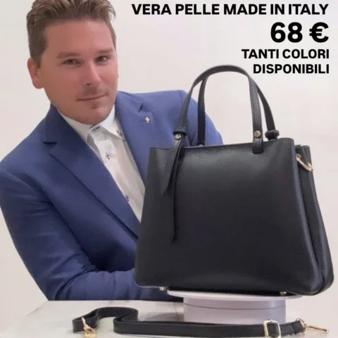 ❤️ARIANNA LUXURY BAG solo 68 €
🔹vera pelle made in Italy 🇮🇹
🔹tanti colori di