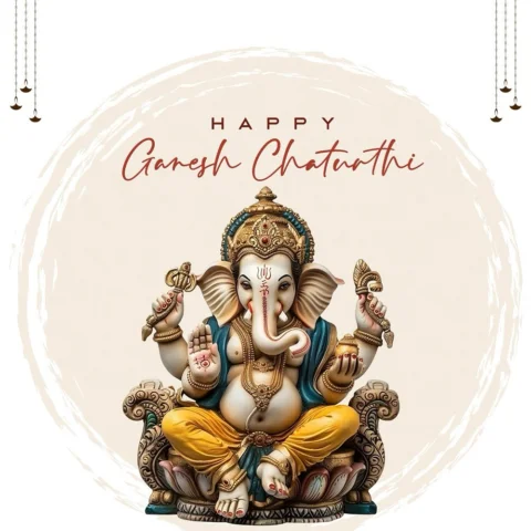 Wishing you all a blessed Ganesh Chaturthi! May Lord Ganesha bring wisdom, prosp