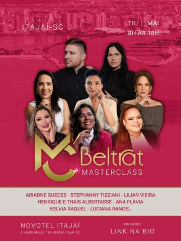 MasterClass Beltrat ✨

Olá Nail Designers de Santa Catarina e região, chegou a h
