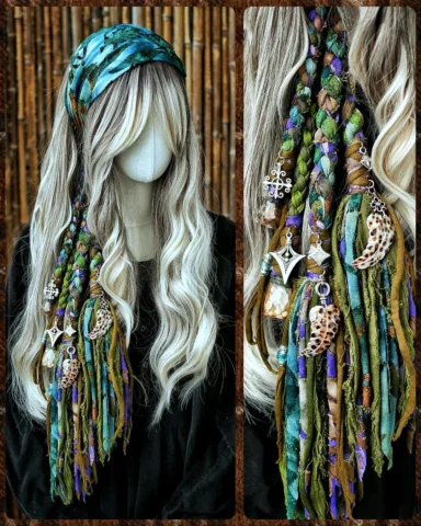 New headbands! 🌞
These come with a cat skull, shell leaves, an acorn stash and 