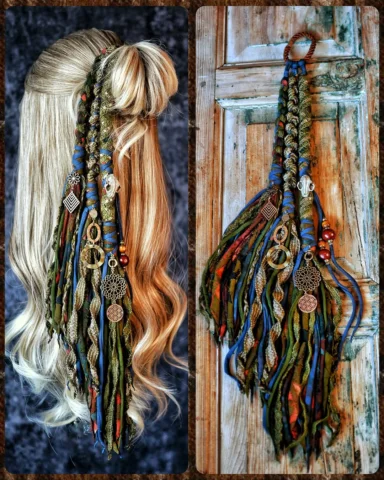 New hair wraps on elastic! 🌿

#hairfashion #hairinspo #hairstyle #hairtie #hair