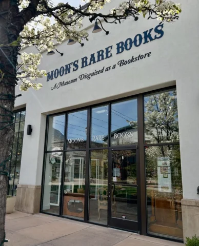 What book are you currently reading? Spring flowers are in bloom at Moon’s Rare 
