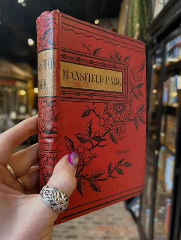This lovely edition of Mansfield Park was published around 1899! $295