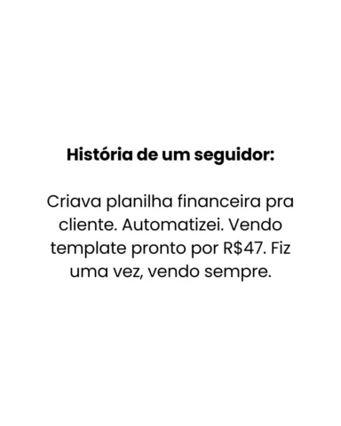 Tem gente presa no próprio tempo…
sem perceber que dá pra transformar em produto
