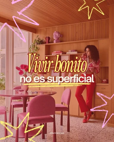 A veces pensamos que querer una casa bonita es superficial, pero no lo es.

El l