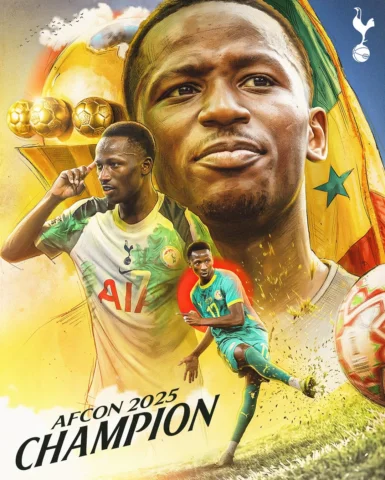 AFCON champion 🏆🇸🇳

Congratulations, Pape! 🙌