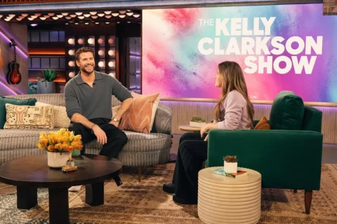Always nice chatting with @kellyclarksonshow