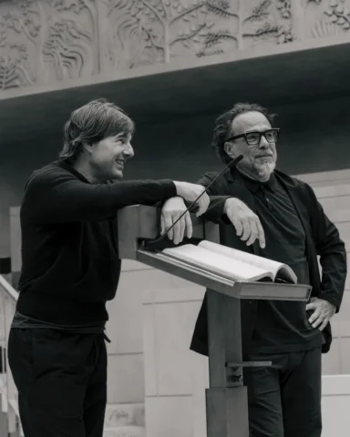 Today, I share the first photo taken last year during a rehearsal on the set of 