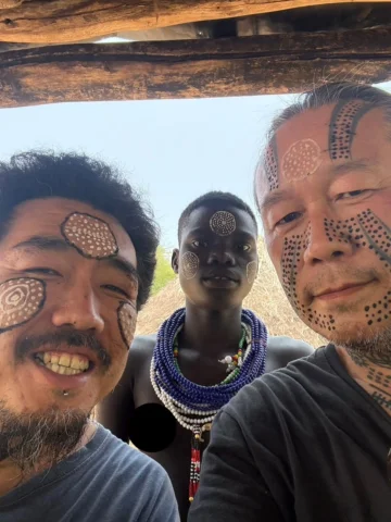 I was invited by my mentor, @taku_oshima_tattoo , to travel and visit tribal com