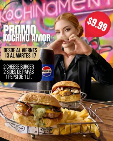 ❤️ LOVE IS IN THE AIR... Y HUELE A HAMBURGUESA 🍔

Celebra el día de los enamora