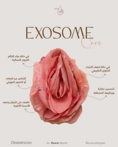 الإكسوسومات في الطبّ النسائي… دعمٌ لتجدد الأنسجة وتحفيزٌ طبيعي

عمان- خلدا- شارع
