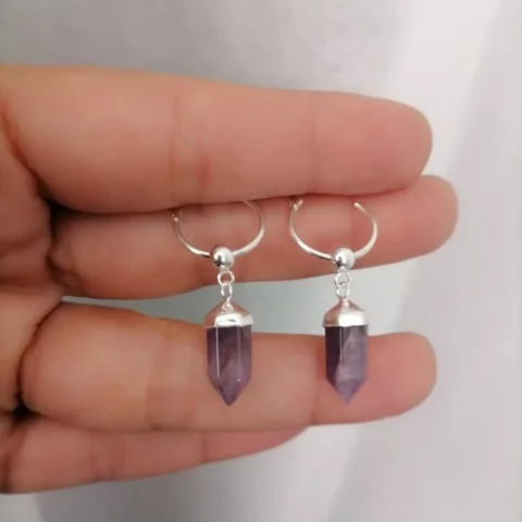 $22.000 aros punta de amatista natural 💜
Elegancia y energía, estos delicados a